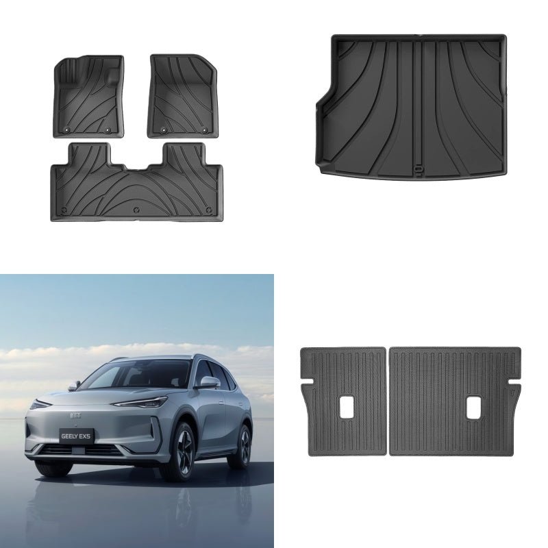 TPE Floor Mats & Trunk Mat for Geely EX5 - NICE EVS