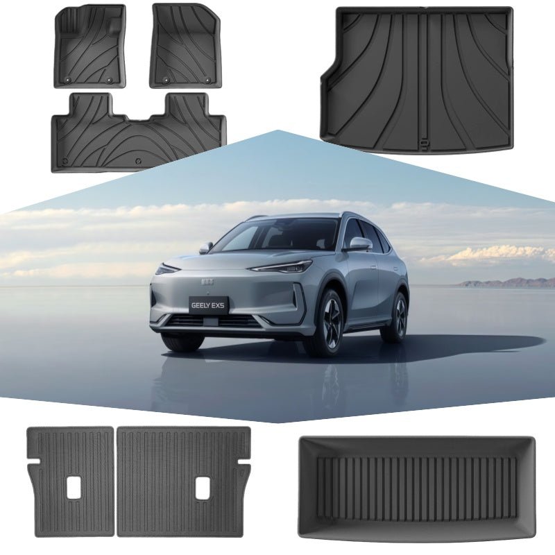 TPE Floor Mats & Trunk Mat for Geely EX5 - NICE EVS