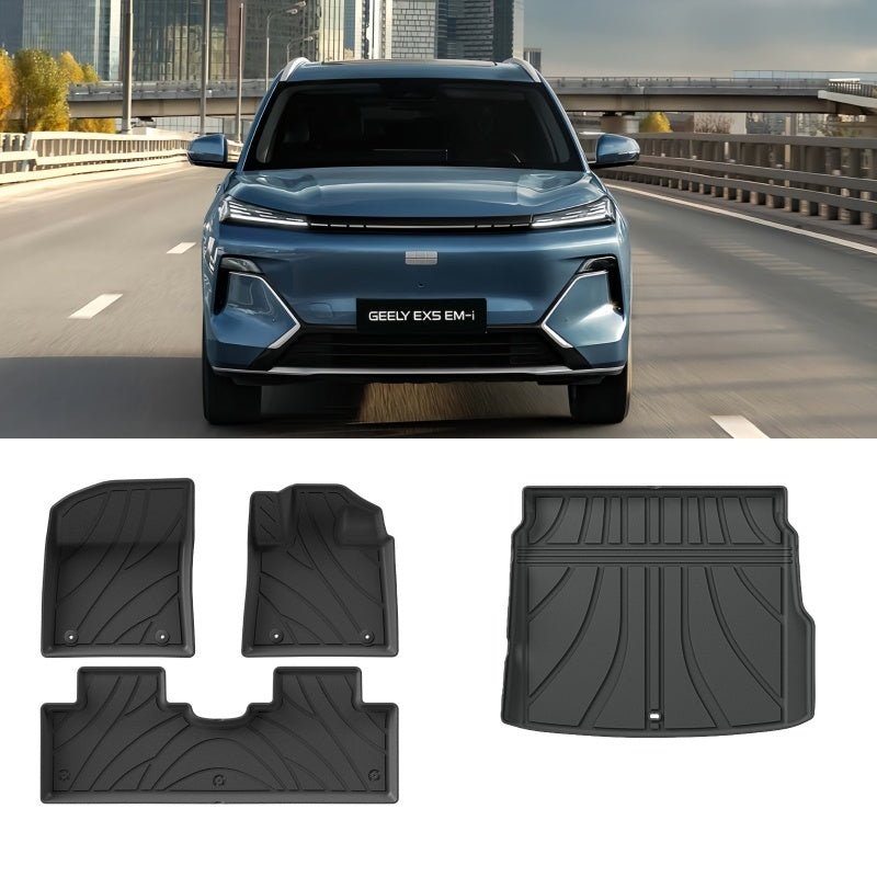 TPE Floor Mats & Trunk Mat for Geely EX5 EM - i (MX) - NICE EVS