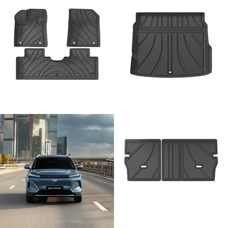 TPE Floor Mats & Trunk Mat for Geely EX5 EM - i (MX) - NICE EVS