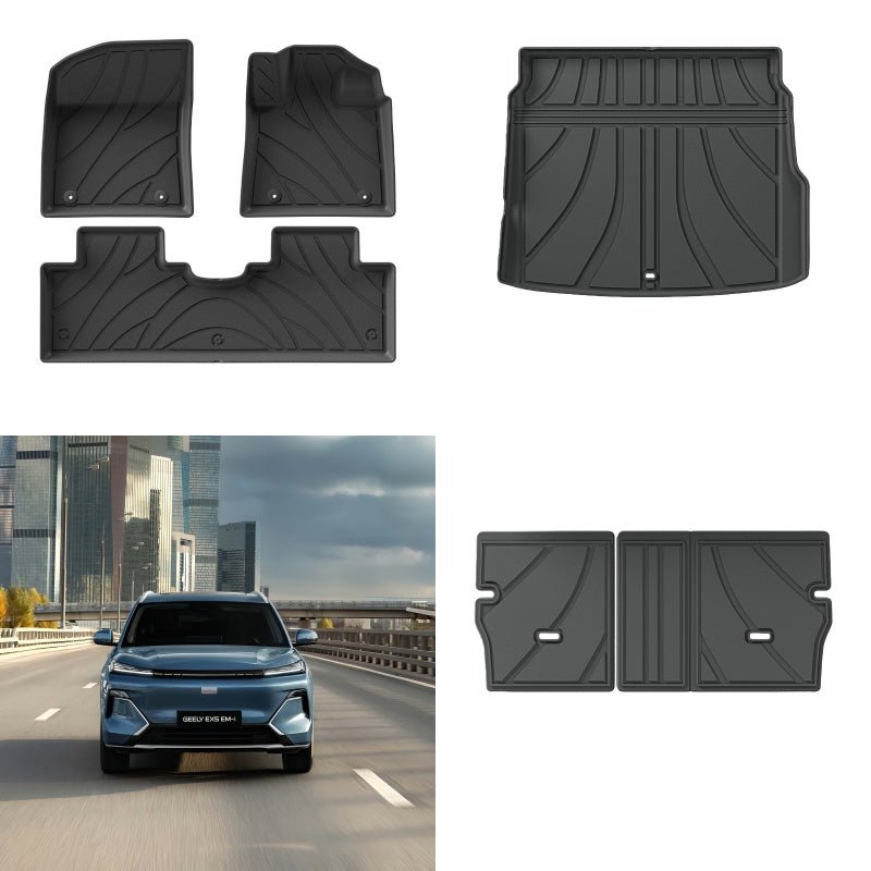 TPE Floor Mats & Trunk Mat for Geely EX5 EM - i (MX) - NICE EVS