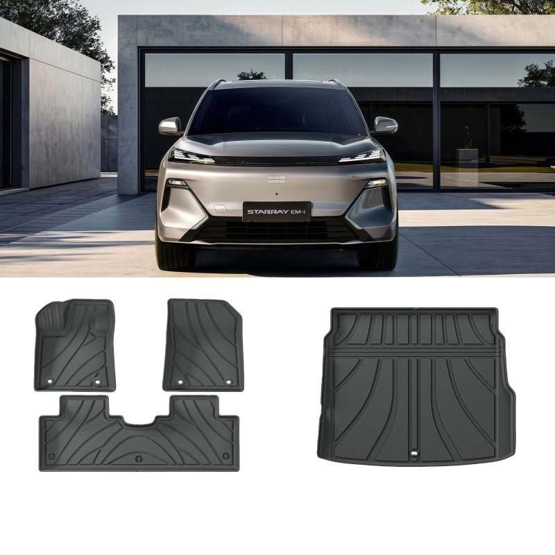TPE Floor Mats & Trunk Mat for Geely Starray EM - i - NICE EVS