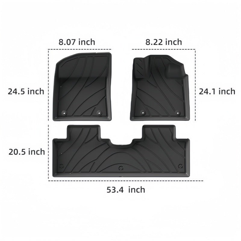 TPE Floor Mats & Trunk Mat for Geely Starray EM - i - NICE EVS