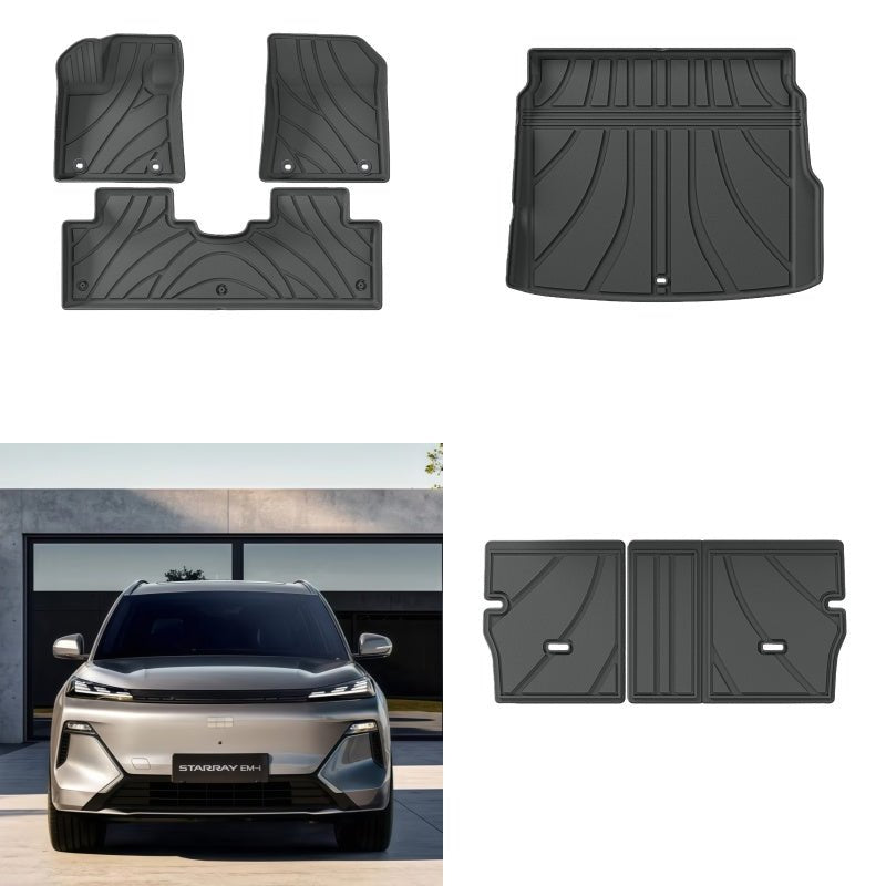 TPE Floor Mats & Trunk Mat for Geely Starray EM - i - NICE EVS