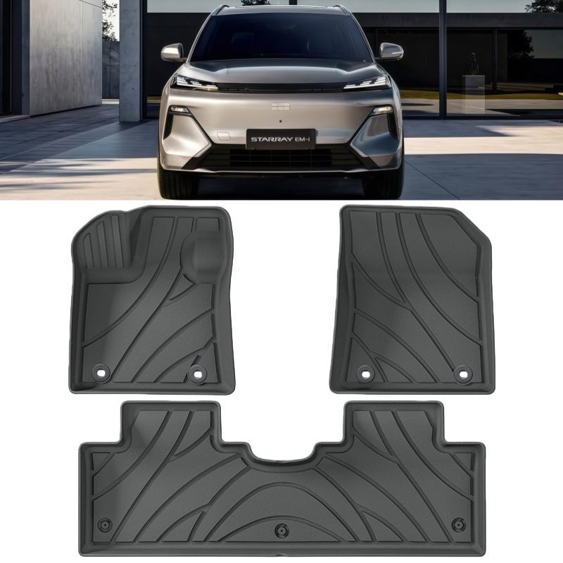 TPE Floor Mats & Trunk Mat for Geely Starray EM - i - NICE EVS