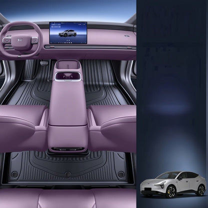 TPE Floor Mats & Trunk Mat for LHD Xpeng L03 - NICE EVS