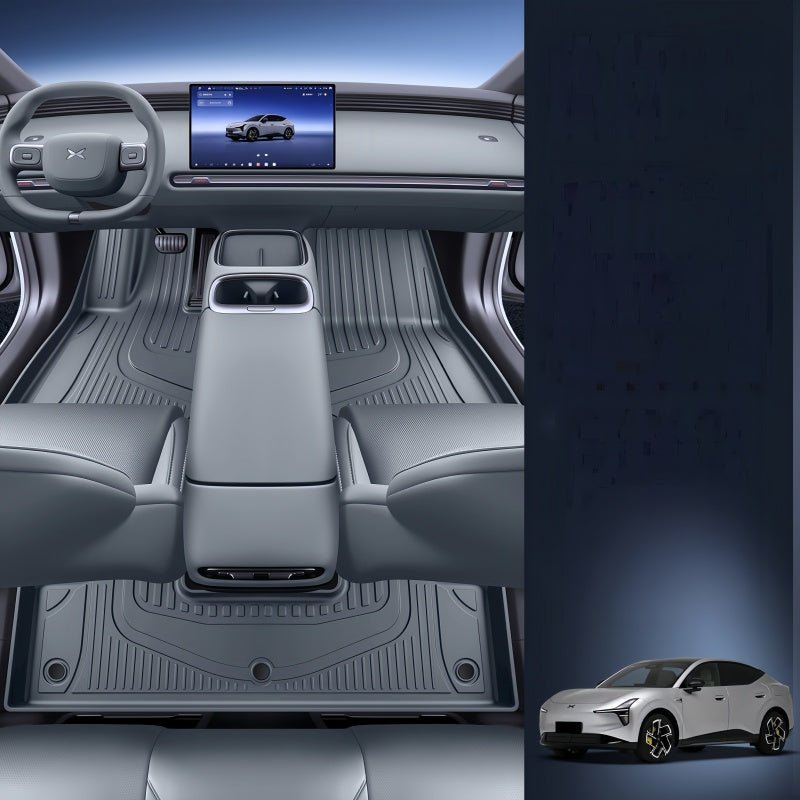 TPE Floor Mats & Trunk Mat for LHD Xpeng L03 - NICE EVS
