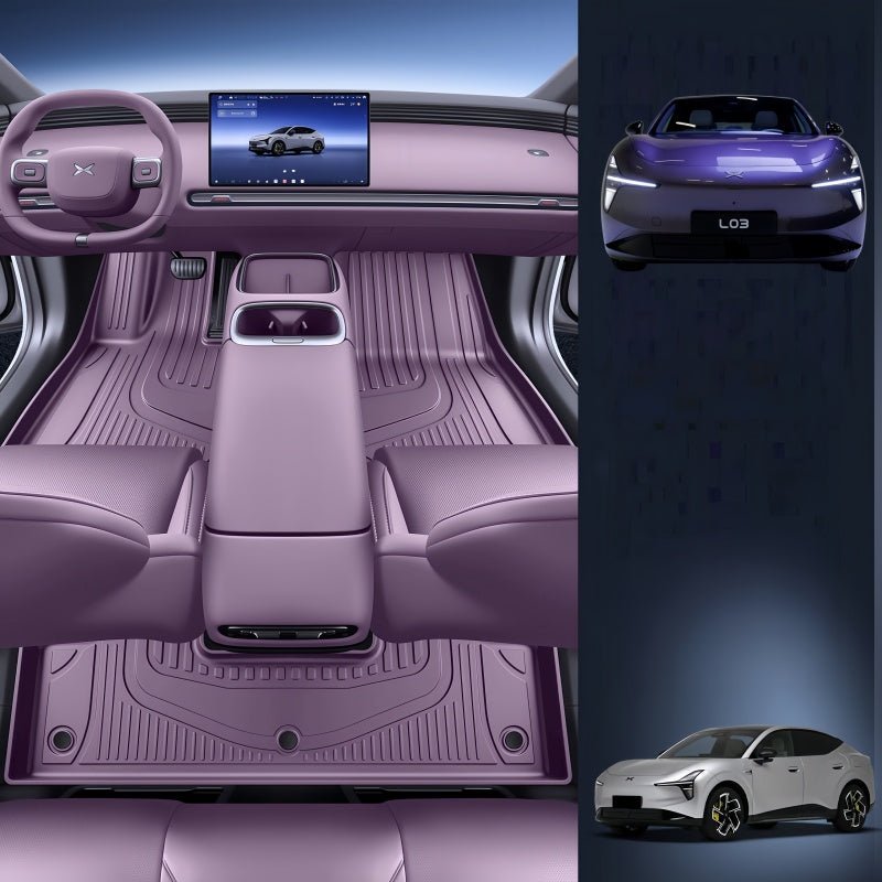TPE Floor Mats & Trunk Mat for LHD Xpeng L03 - NICE EVS