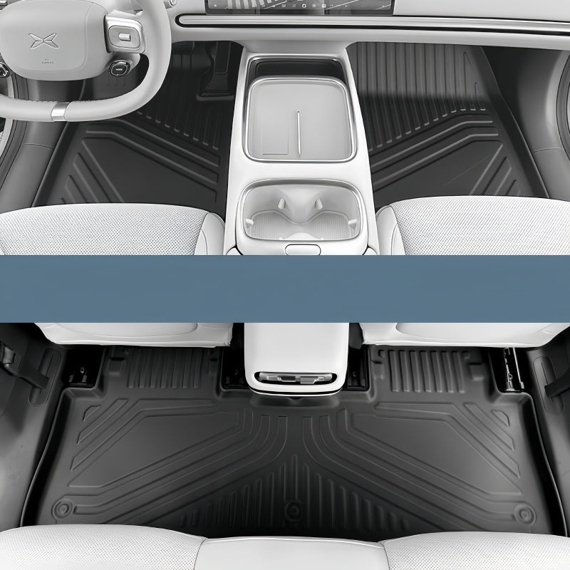 TPE Floor Mats & Trunk Mat for Xpeng L03 - NICE EVS