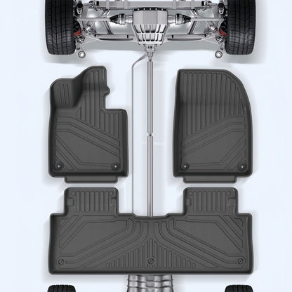 TPE Floor Mats & Trunk Mat for Xpeng L03 - NICE EVS