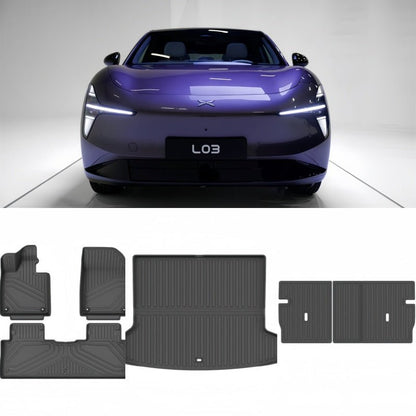 TPE Floor Mats & Trunk Mat for Xpeng L03 - NICE EVS