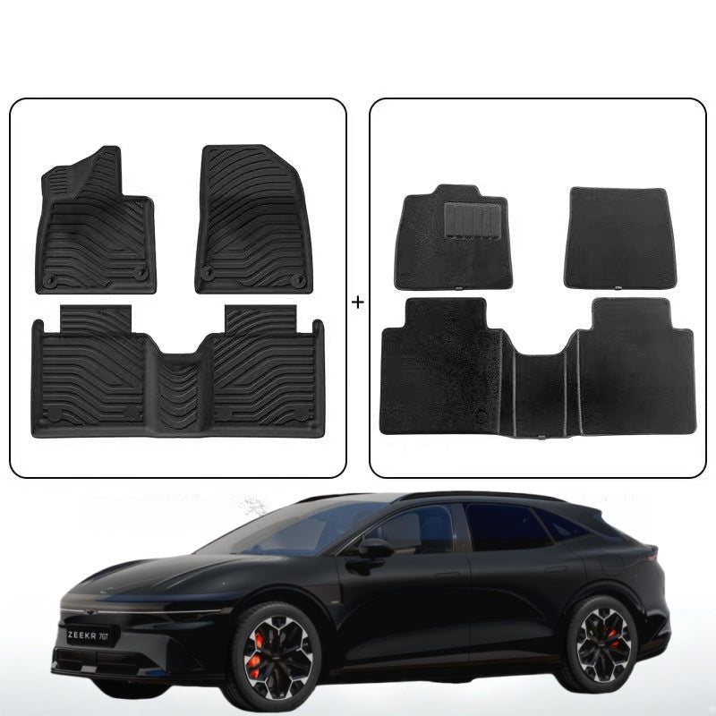 TPE Floor Mats & Trunk Mat for Zeekr 7GT - NICE EVS