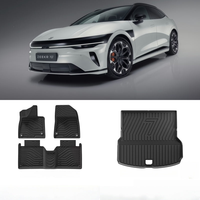 TPE Floor Mats & Trunk Mat for Zeekr 7GT - NICE EVS