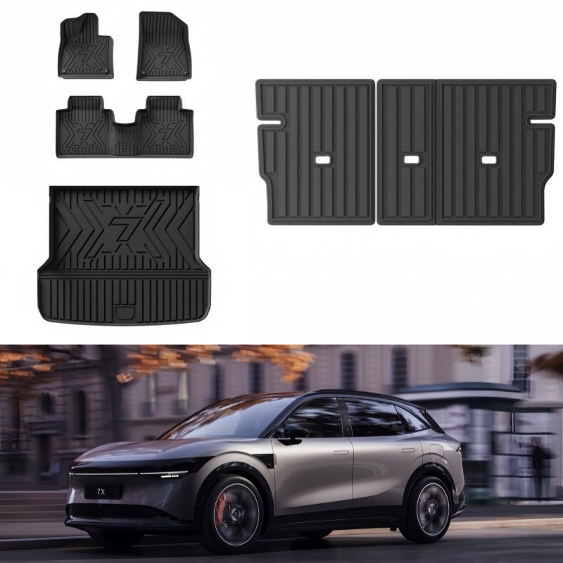 TPE Floor Mats & Trunk Mat for Zeekr 7X - NICE EVS