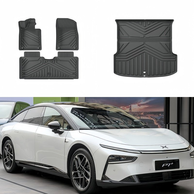 TPE Floor Mats & Trunk MATS for 2026 Xpeng P7+ - NICE EVS