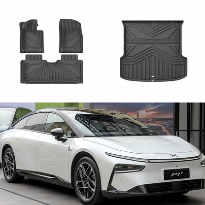 TPE Floor Mats & Trunk MATS for 2026 Xpeng P7+ - NICE EVS