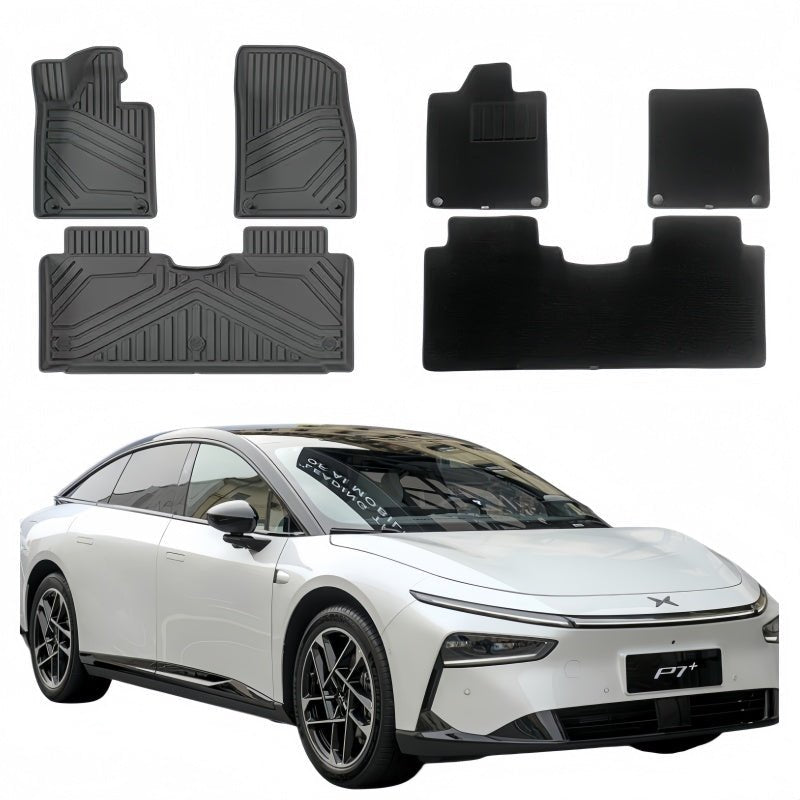TPE Floor Mats & Trunk MATS for 2026 Xpeng P7+ - NICE EVS