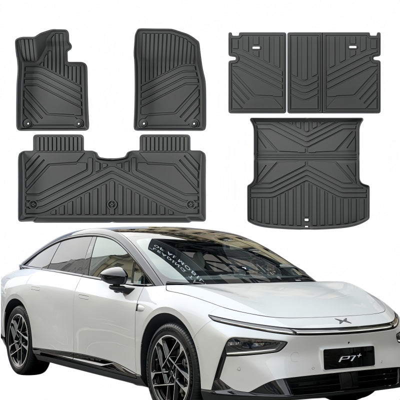 TPE Floor Mats & Trunk MATS for 2026 Xpeng P7+ - NICE EVS