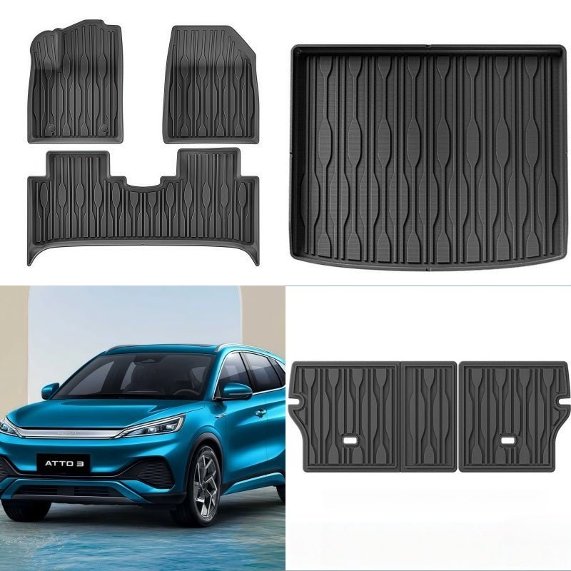 TPE Floor MATS & Trunk MATS for BYD ATTO 3 - NICE EVS
