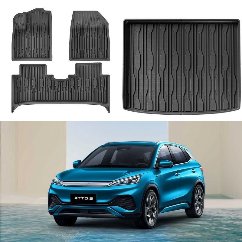 TPE Floor MATS & Trunk MATS for BYD ATTO 3 - NICE EVS