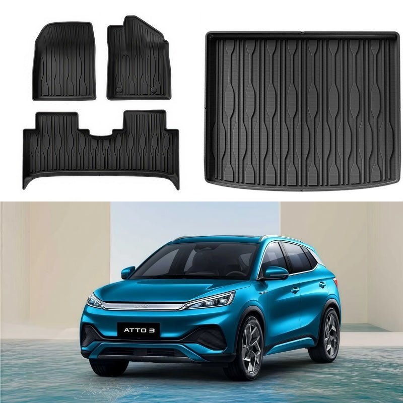 TPE Floor MATS & Trunk MATS for BYD ATTO 3 - NICE EVS