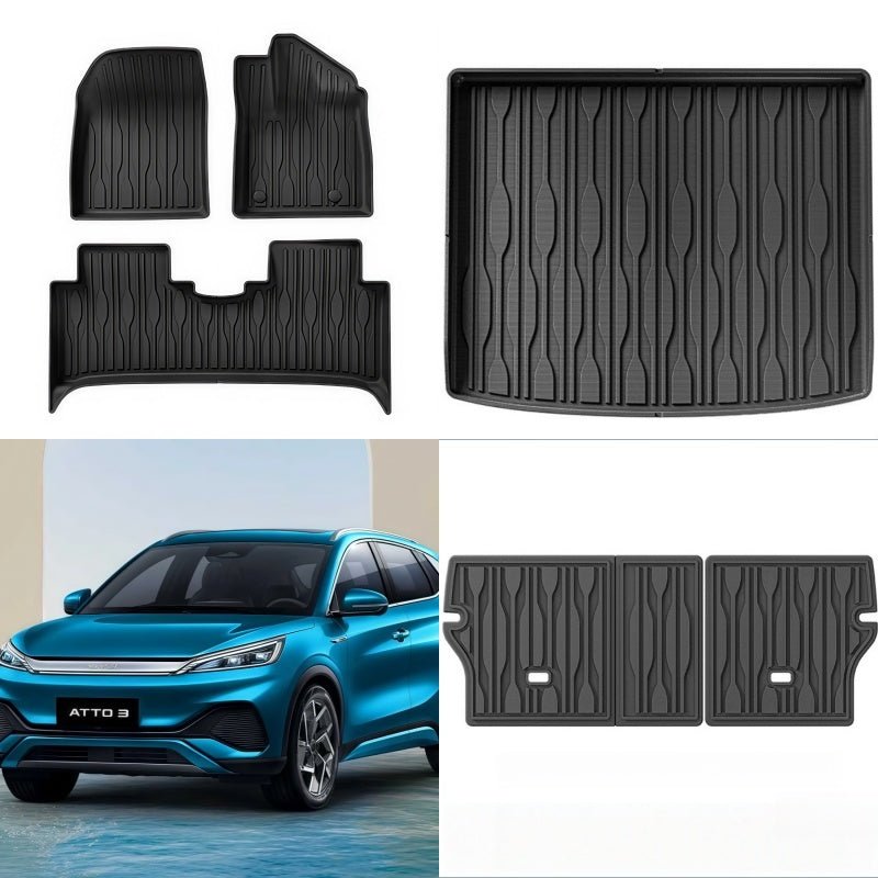 TPE Floor MATS & Trunk MATS for BYD ATTO 3 - NICE EVS