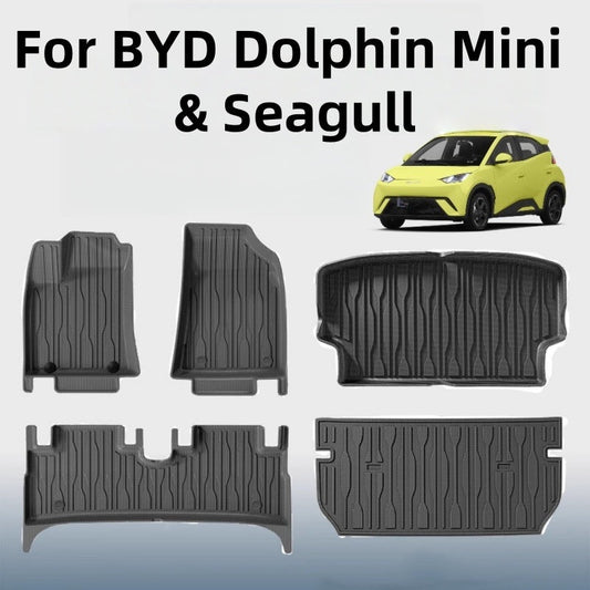 TPE Floor MATS & Trunk MATS for BYD Dolphin Surf/Seagull - NICE EVS