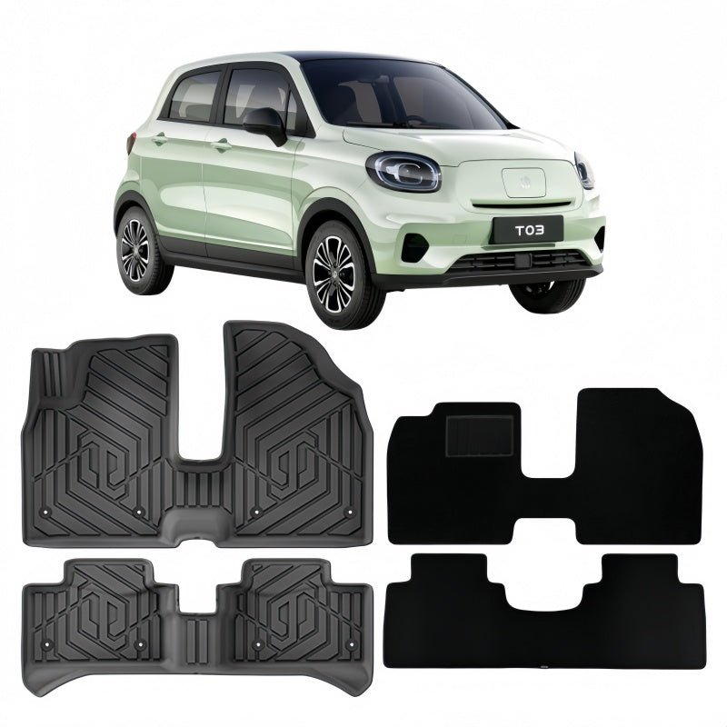 TPE Floor Mats & Trunk Mats for Leapmotor T03 - NICE EVS
