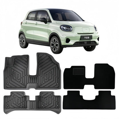 TPE Floor Mats & Trunk Mats for Leapmotor T03 - NICE EVS