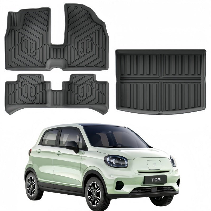TPE Floor Mats & Trunk Mats for Leapmotor T03 - NICE EVS