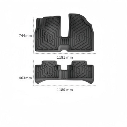 TPE Floor Mats & Trunk Mats for Leapmotor T03 - NICE EVS