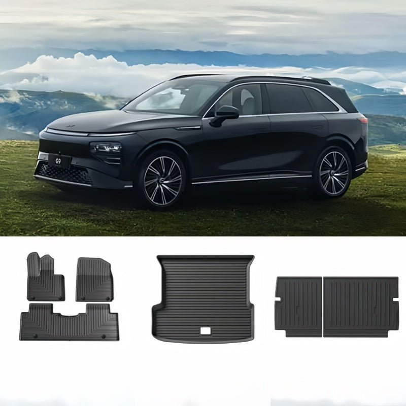 TPE Floor Mats & Trunk Mats for XPeng G9 - NICE EVS