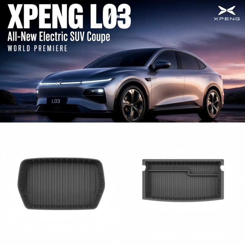 TPE Frunk Mat & Lower Trunk Storage Mat for Xpeng L03 - NICE EVS