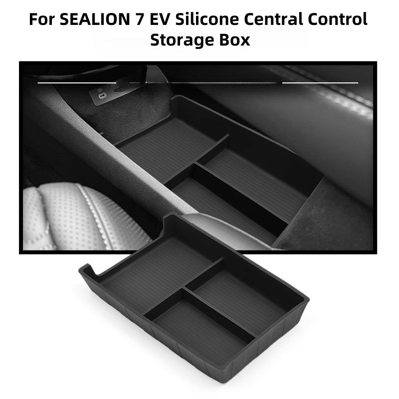 TPE Lower Center Console Storage Box for BYD Sealion 7 - NICE EVS