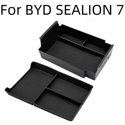 TPE Lower Center Console Storage Box for BYD Sealion 7 - NICE EVS