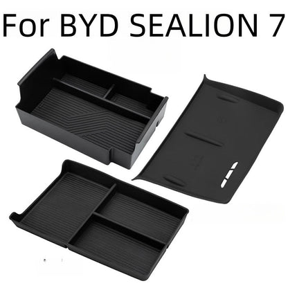 TPE Lower Center Console Storage Box for BYD Sealion 7 - NICE EVS