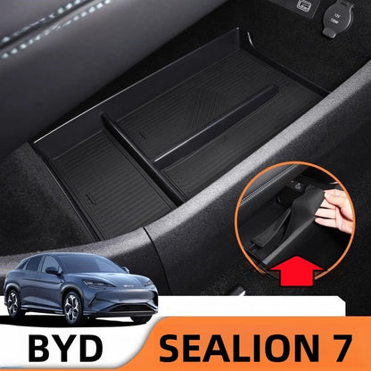 TPE Lower Center Console Storage Box for BYD Sealion 7 - NICE EVS