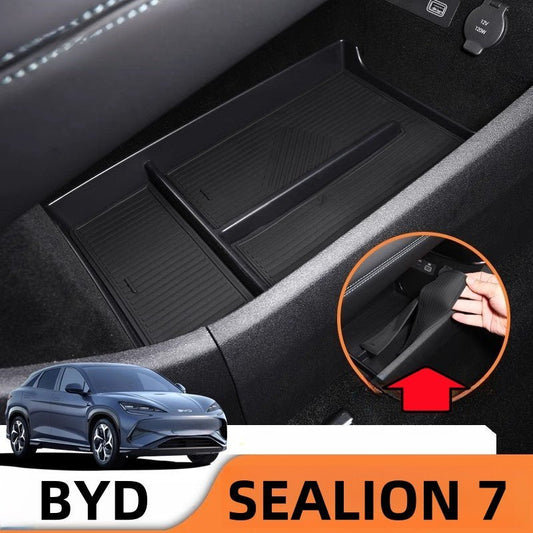 TPE Lower Center Console Storage Box for BYD Sealion 7 - NICE EVS
