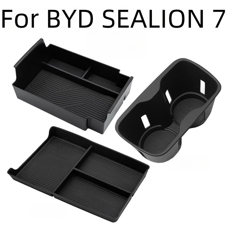 TPE Lower Center Console Storage Box for BYD Sealion 7 - NICE EVS