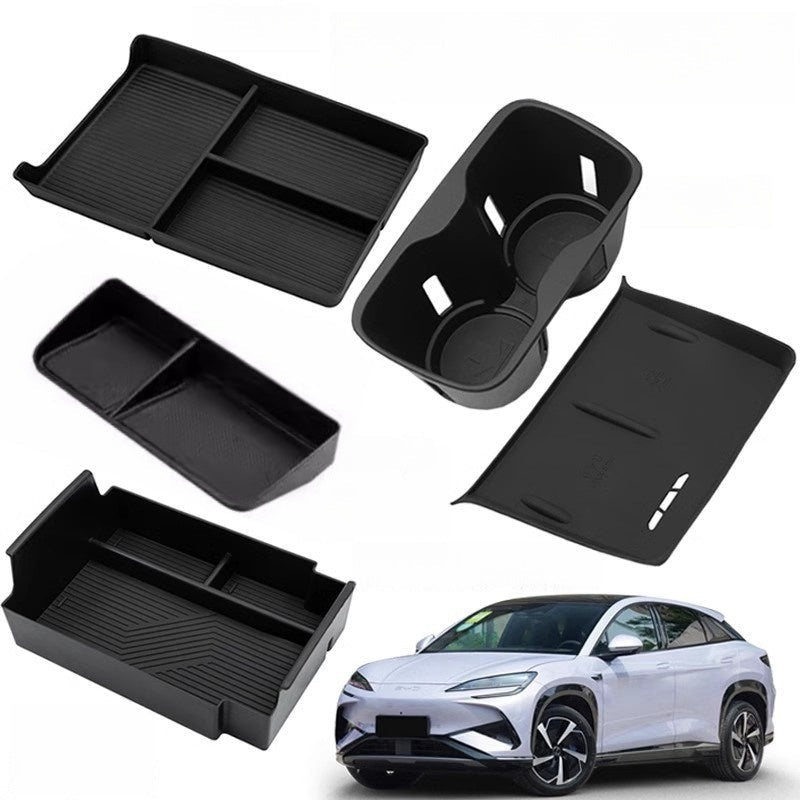 TPE Lower Center Console Storage Box for BYD Sealion 7 - NICE EVS