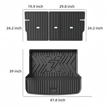 TPE Rear Seat Back Protector Liner for ZEEKR 7X - NICE EVS