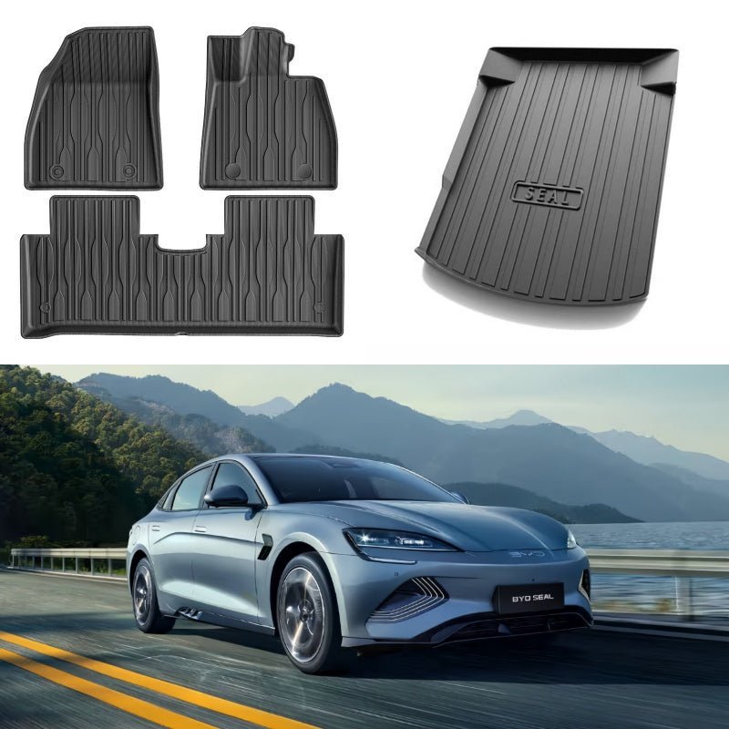 TPE Rubber Floor Mat & Trunk Mat for BYD Seal - NICE EVS
