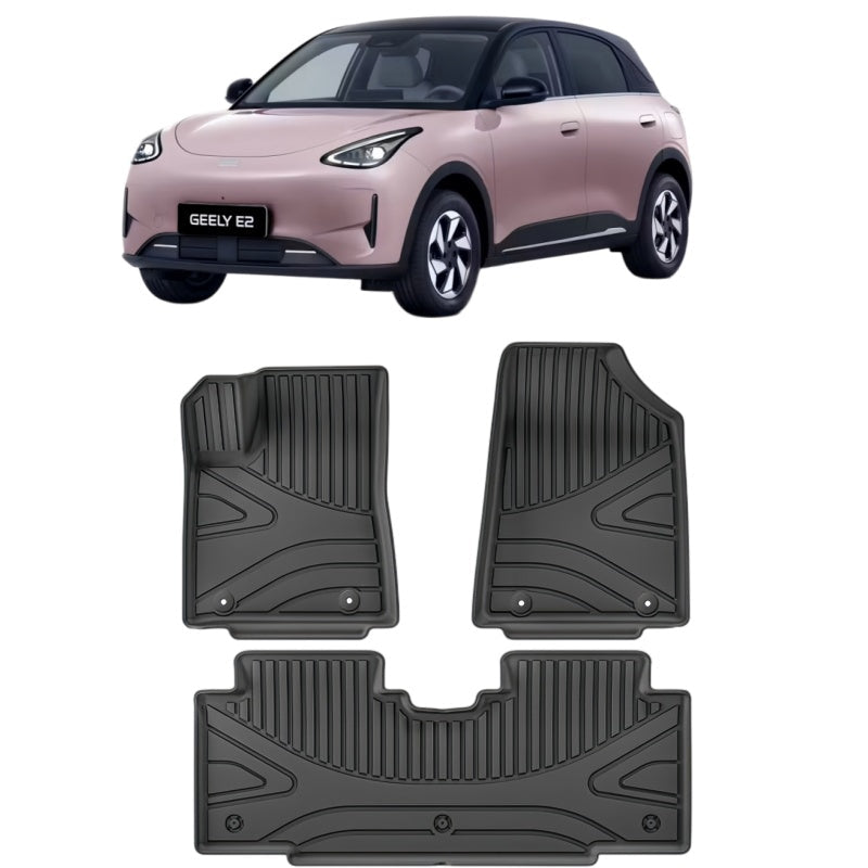 TPE Rubber Floor Mats & Trunk Mats for Geely E2 / EX2 - NICE EVS