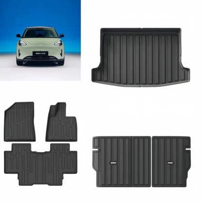 TPE Rubber Floor Mats & Trunk Mats for Geely E2 / EX2 - NICE EVS