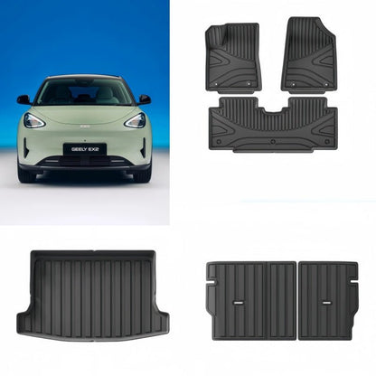 TPE Rubber Floor Mats & Trunk Mats for Geely E2 / EX2 - NICE EVS