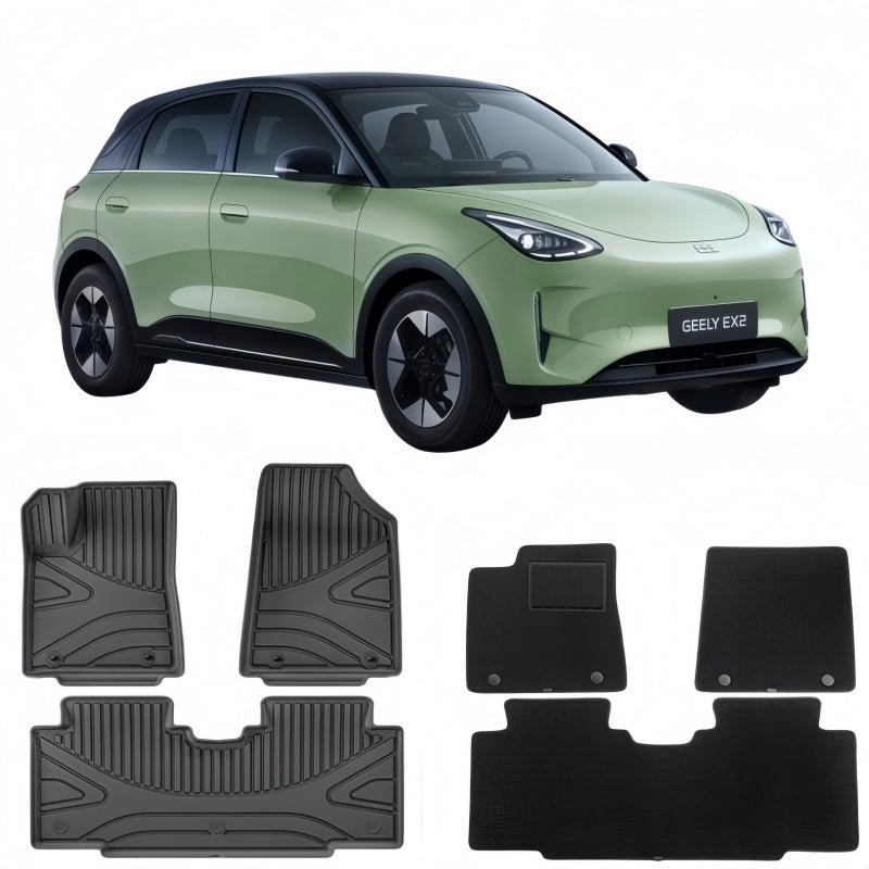 TPE Rubber Floor Mats & Trunk Mats for Geely E2 / EX2 - NICE EVS