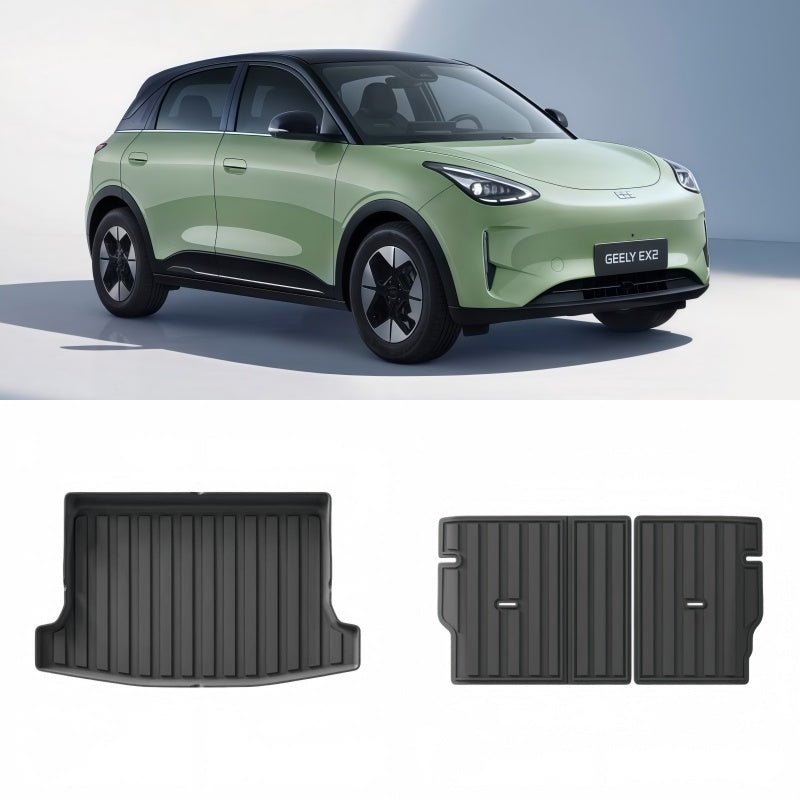 TPE Rubber Trunk Mats & Seat Back Mats for Geely E2 / EX2 - NICE EVS