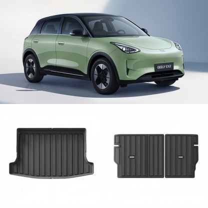 TPE Rubber Trunk Mats & Seat Back Mats for Geely E2 / EX2 - NICE EVS