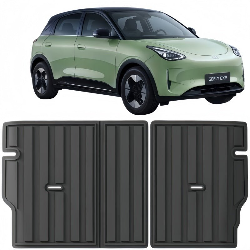 TPE Rubber Trunk Mats & Seat Back Mats for Geely E2 / EX2 - NICE EVS