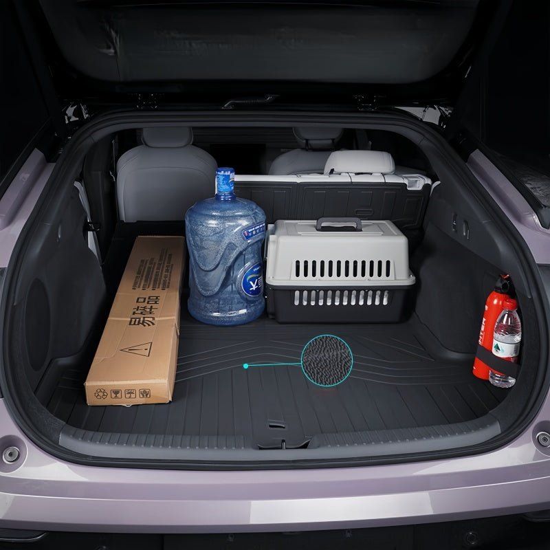 TPE Trunk Mat & Seat Back Protector for 2026 Xpeng P7+ - NICE EVS